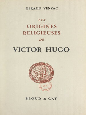 cover image of Les origines religieuses de Victor Hugo